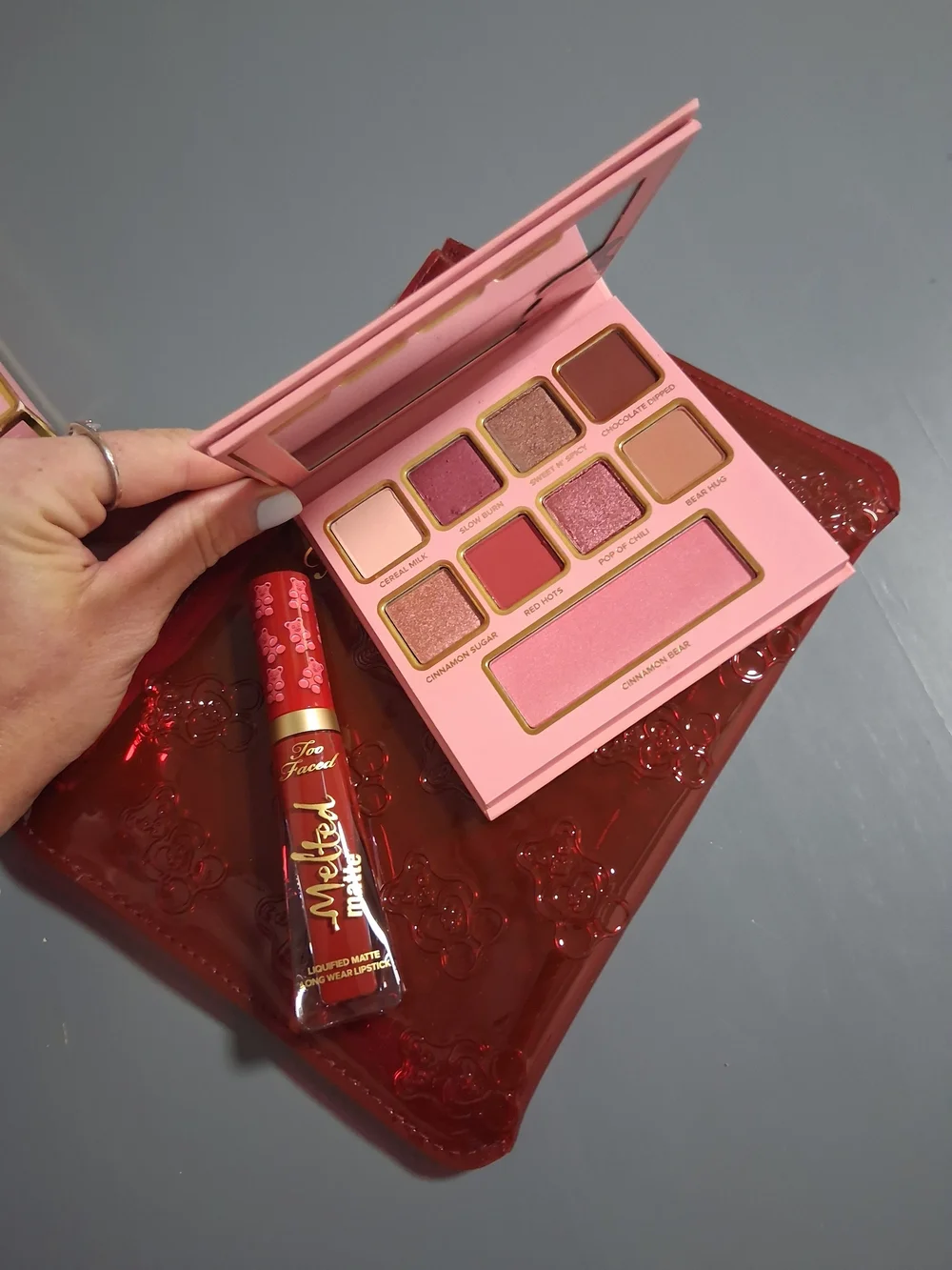Too Faced Cinnamon Bear Eyeshadow Palette & Lip Set-LIMITED EDITION